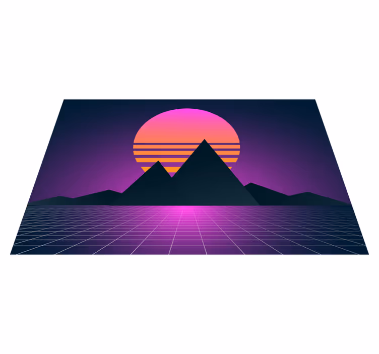 Vintage in retro sončni pogrinjki iz 70-ih - TenStickers