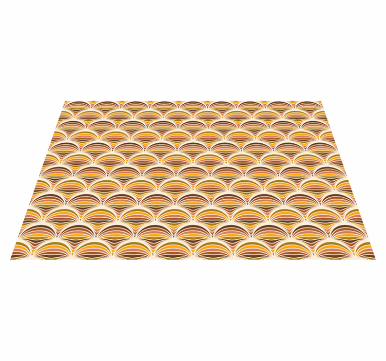 Curved wave motif teksturna pogrinjek - TenStickers