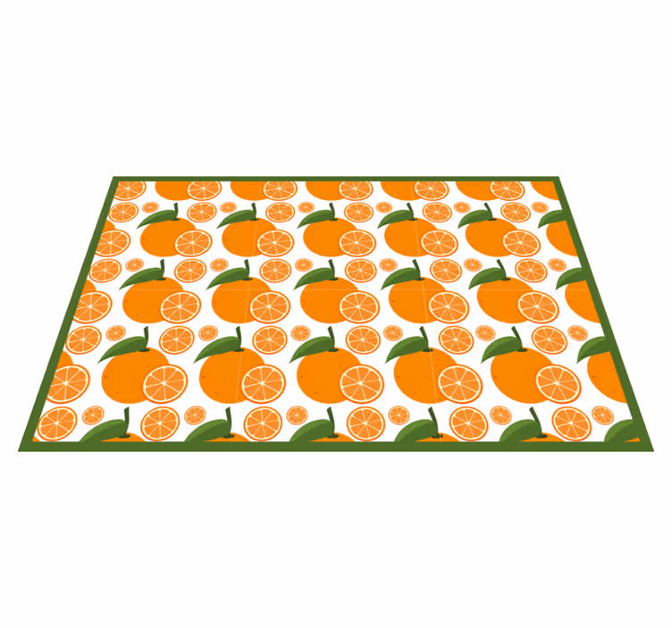 Citrus wedge arrangement izvirna jedilna podloga - TenStickers