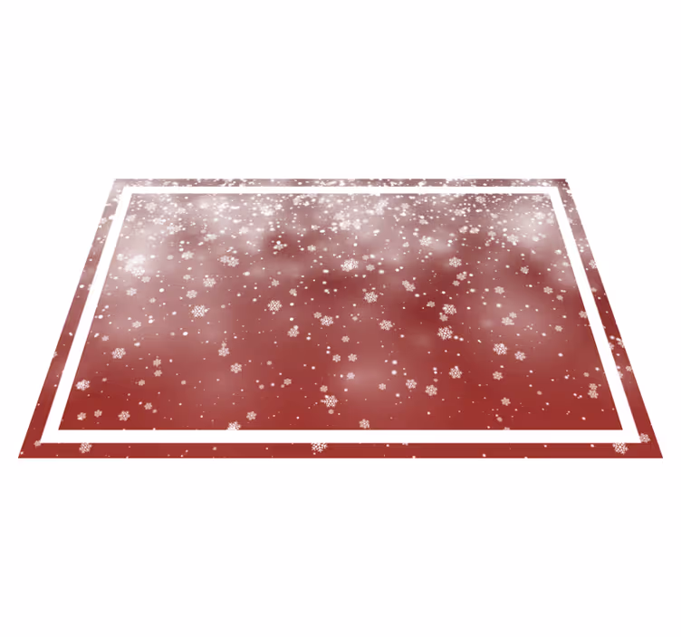 Festive snowflake scene božični pogrinek - TenStickers