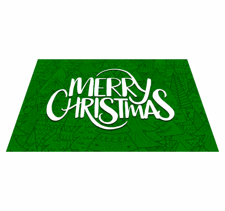 Merry holiday greetings božični pogrinjek - TenStickers