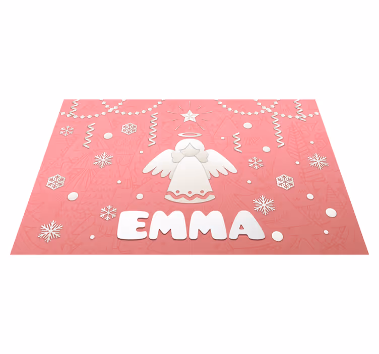 Angel holiday theme božični pogrinjek - TenStickers