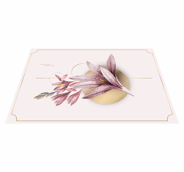 Elegant floral arrangement izvirna jedilna podloga - TenStickers