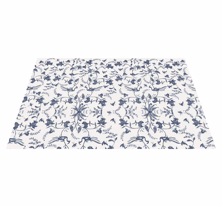 Elegant floral inspiration teksturni pogrinjek - TenStickers