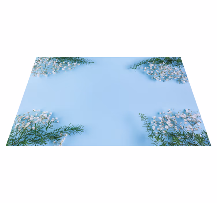 Floral table accent izvirna jedilna podloga - TenStickers