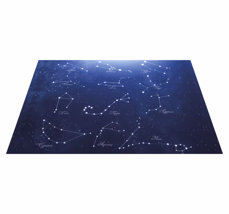 Constellations star map pogrinjek s citati - TenStickers