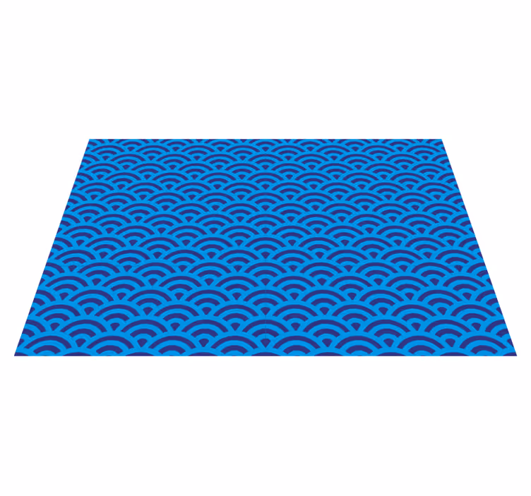 Curved wave element teksturna pogrinjek - TenStickers