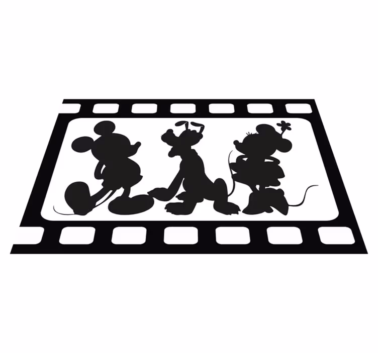 Mickey in minney ter pluto otroški pogrinjki - TenStickers