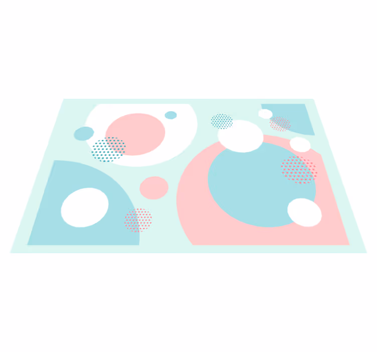 Geometric color blocks moderna miza - TenStickers