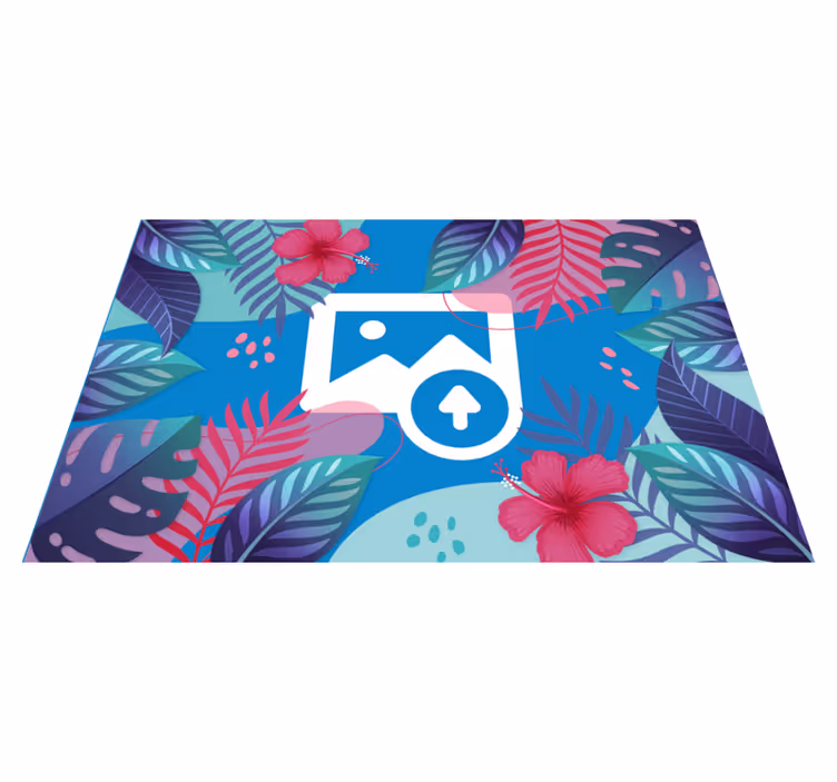 Colorful tropical leaves izvirna jedilna podloga - TenStickers