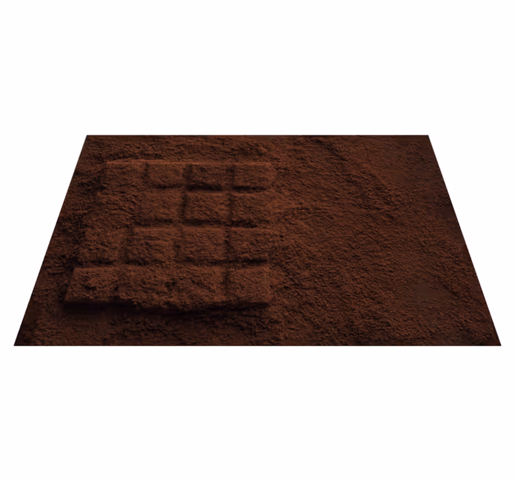 Chocolate powder texture izvirna jedilna podloga - TenStickers