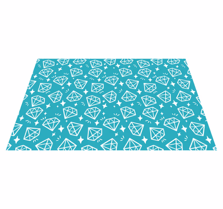 Diamond pattern background izvirna jedilna podloga - TenStickers