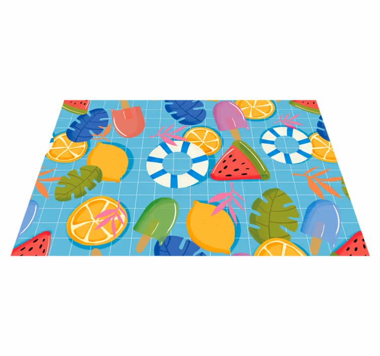 Fruit and ice cream otroški pogrinjek za mizo - TenStickers