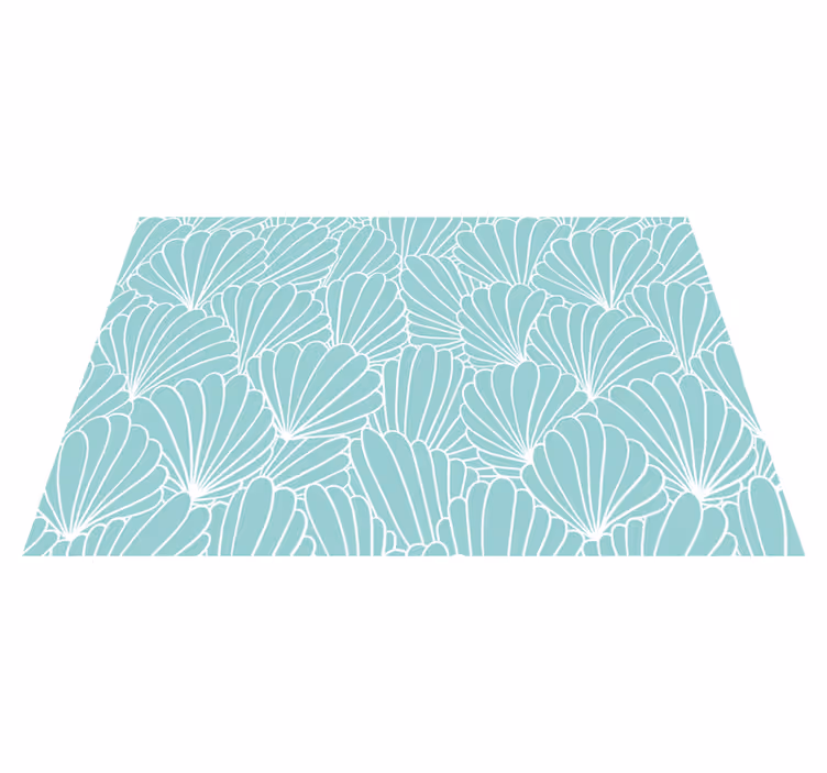 Shell patterned surface teksturna pogrinjek - TenStickers