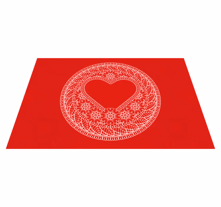 Izvirni pogrinjki za srce iz mandale - TenStickers