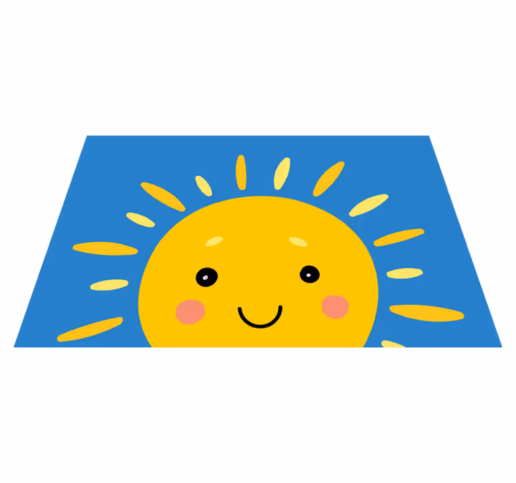 Smiling sun face otroški pogrinjek za mizo - TenStickers