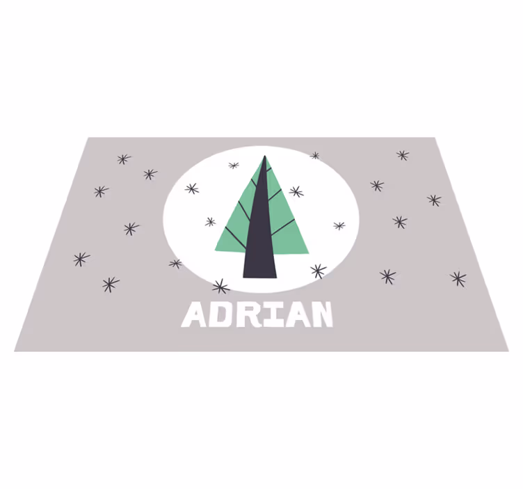 Personalizirane pogrinjke za božično drevo - TenStickers