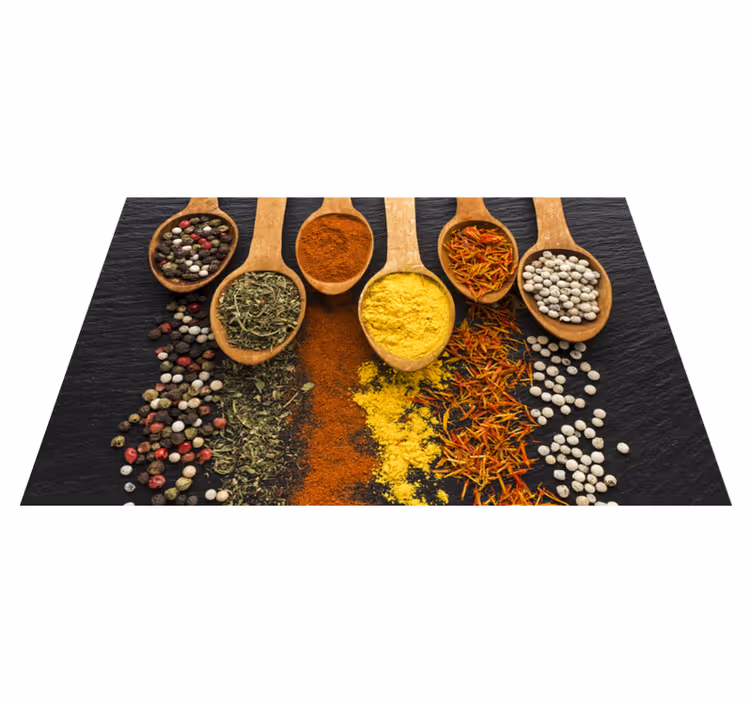 Waffle and spices izvirna jedilna podloga - TenStickers