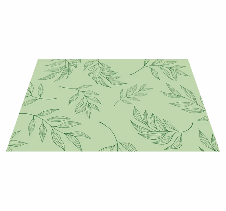 Elegant leaf patterns teksturni pogrinjek - TenStickers