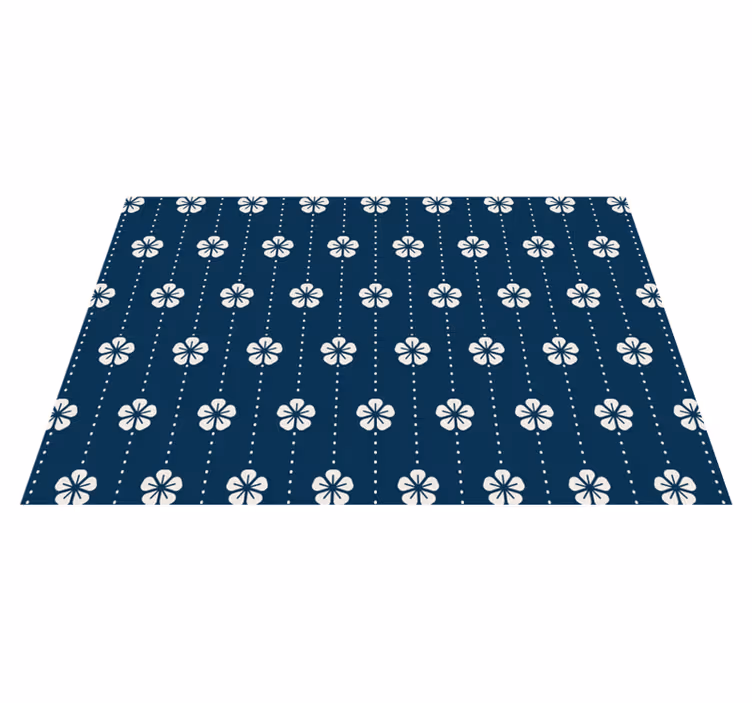Floral pattern tabletop izvirna jedilna podloga - TenStickers