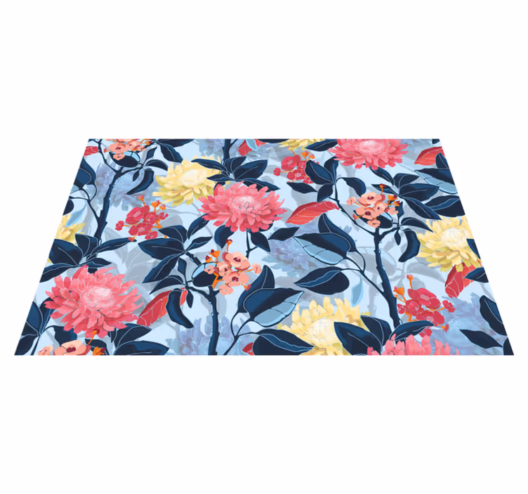 Floral pattern elegance izvirna jedilna podloga - TenStickers