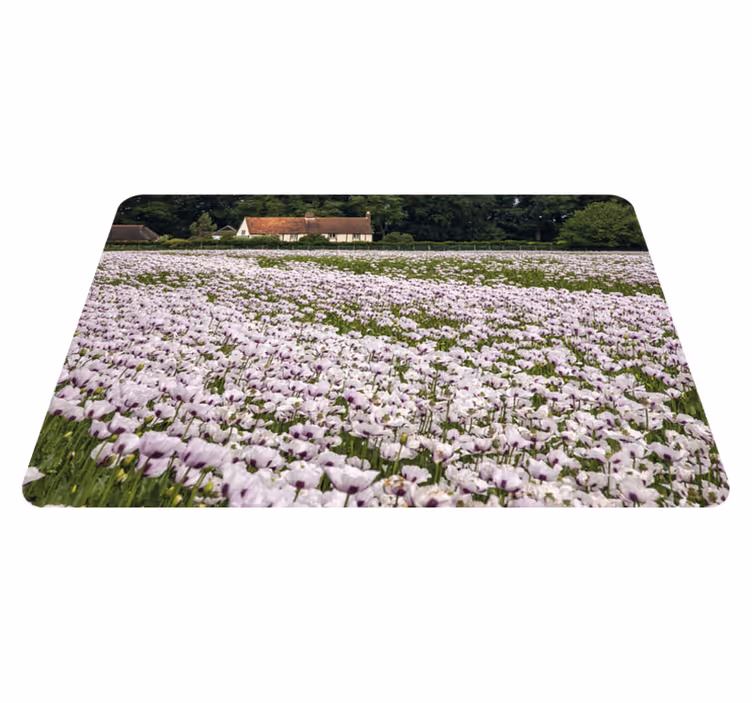 Lavender flower field izvirna jedilna podloga - TenStickers