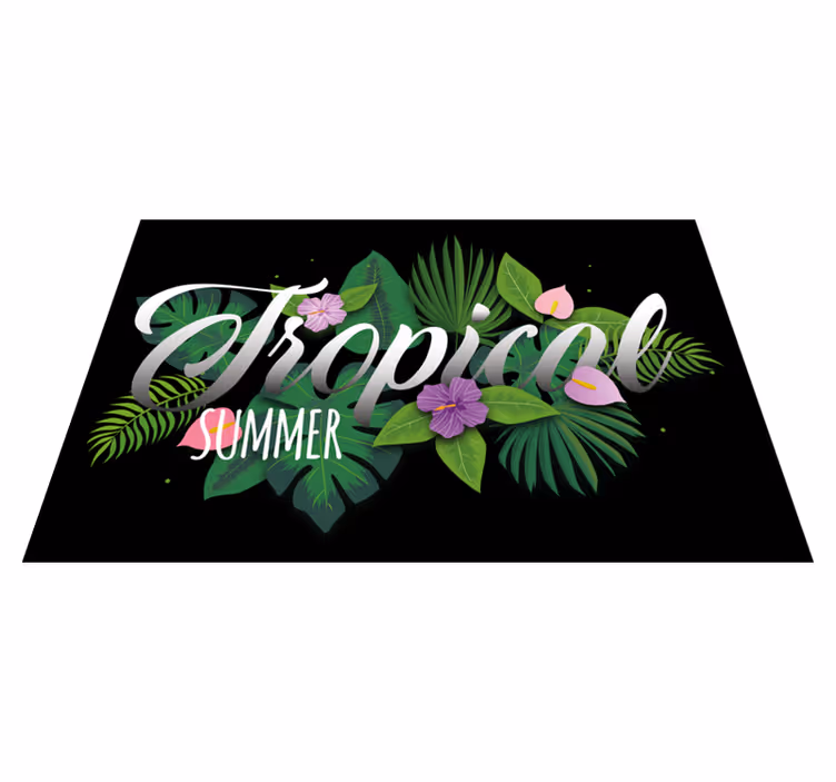 Tropical summer vibe izvirna jedilna podloga - TenStickers