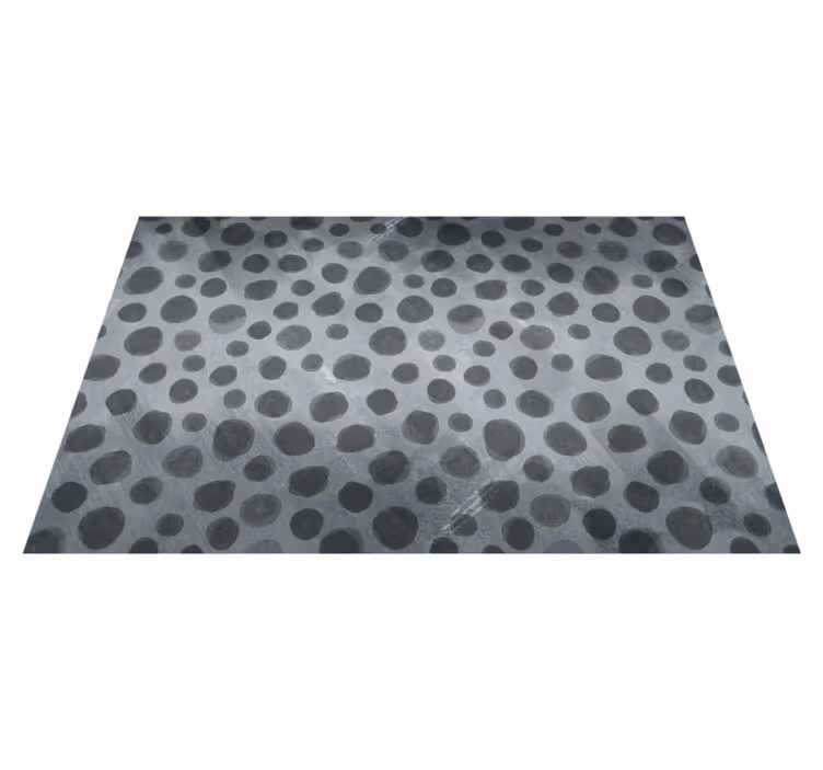 Grey polka dot surface teksturna pogrinjek - TenStickers