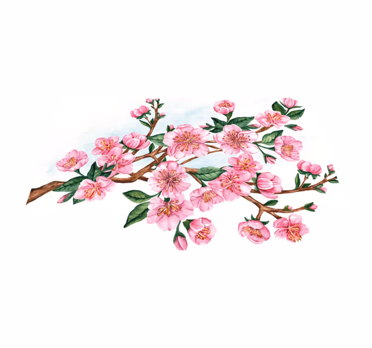 Elegant floral bowl izvirna jedilna podloga - TenStickers