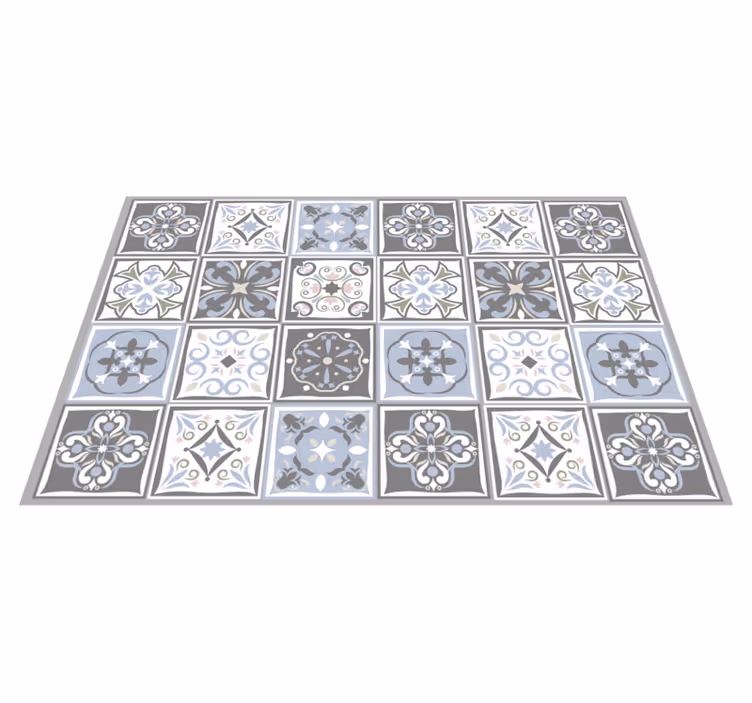 Ornate tile patterns teksturni pogrinjki - TenStickers