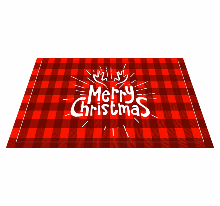 Merry christmas design božični pogrinjek - TenStickers