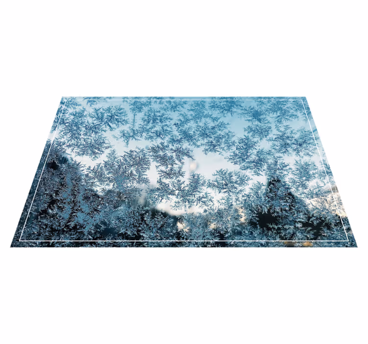 Frosted ice pattern teksturna pogrinjek - TenStickers