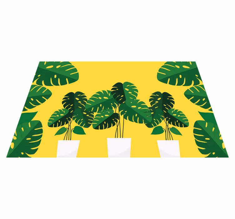 Lively leafy decor sodobno pogrinjanje - TenStickers