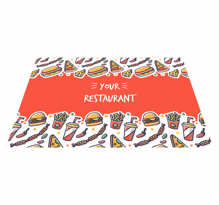 Food themed artwork izvirna jedilna podloga - TenStickers