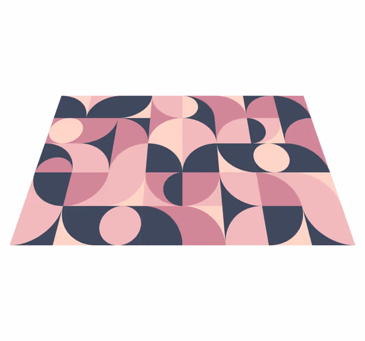 Geometrični roza pastelni sodobni pogrinjki - TenStickers