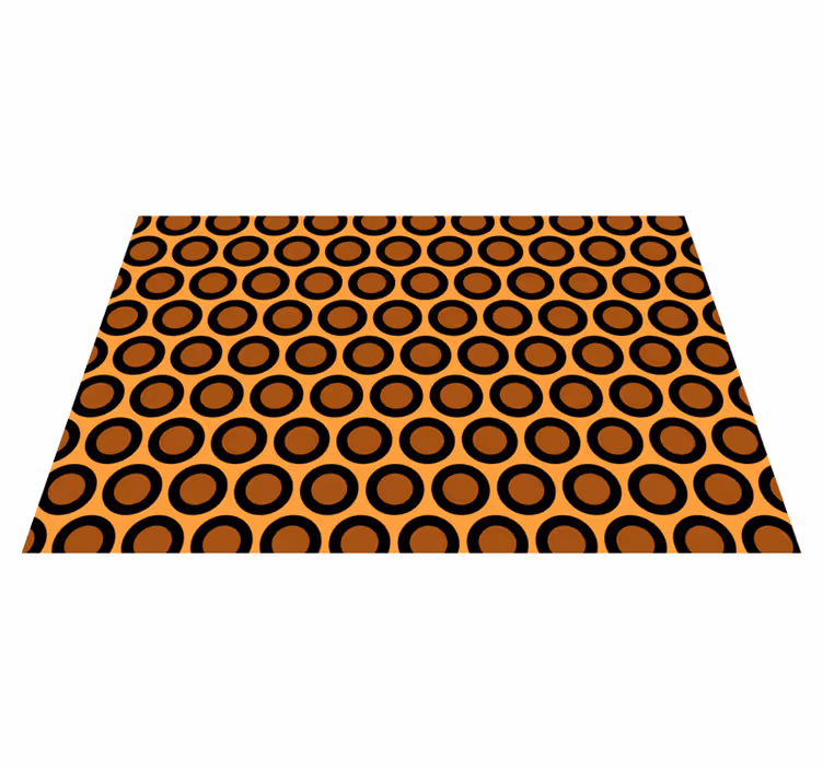 Circular pattern motif moderno pogrinjanje - TenStickers