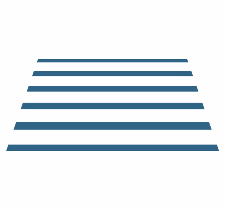 Striped table surface moderna miza z oblogo - TenStickers