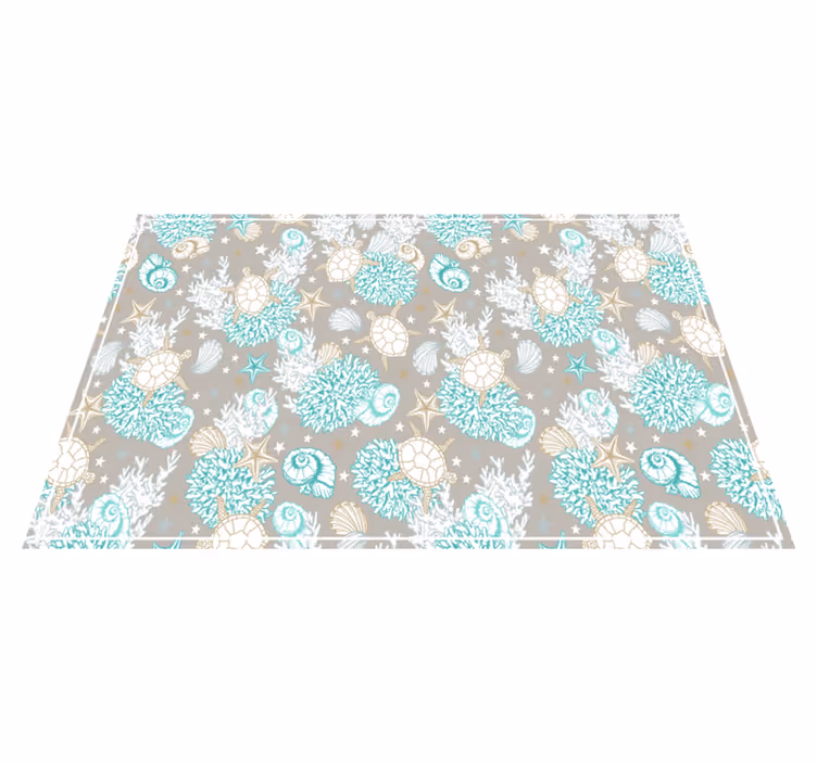 Shell-patterned surface izvirna jedilna podloga - TenStickers