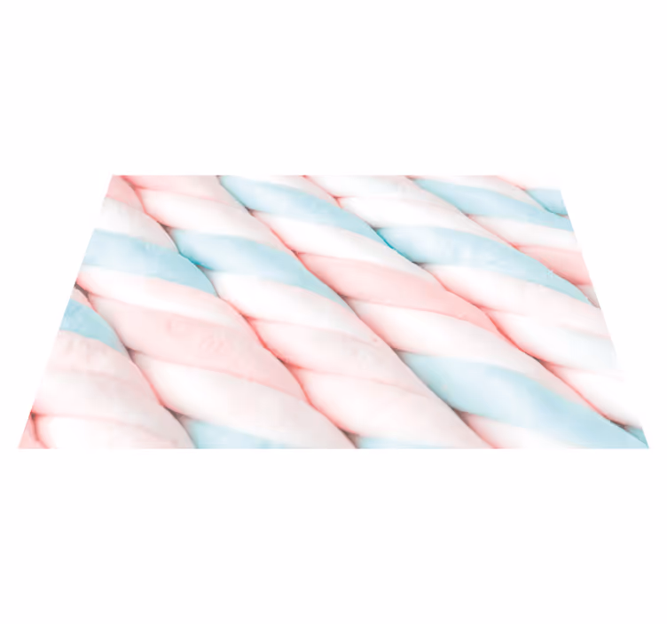 Twisted cotton candy izvirna jedilna podloga - TenStickers