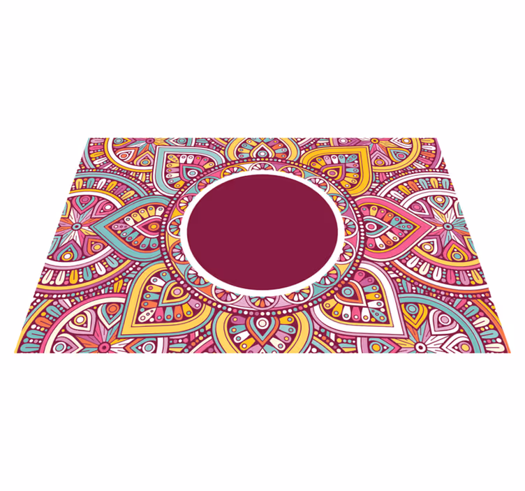 Colorful mandala pattern izvirna jedilna podloga - TenStickers