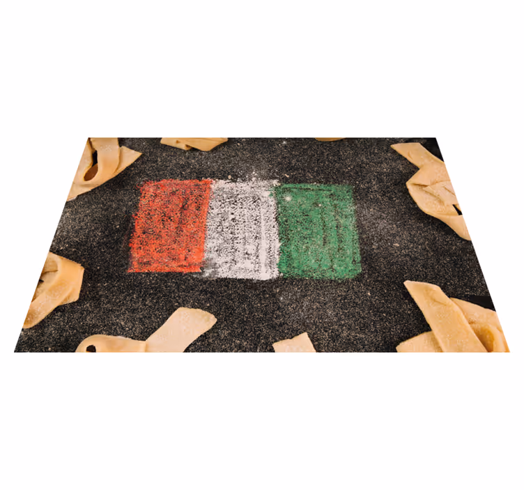 Italijanske zastavice vinil pogrinjki - TenStickers
