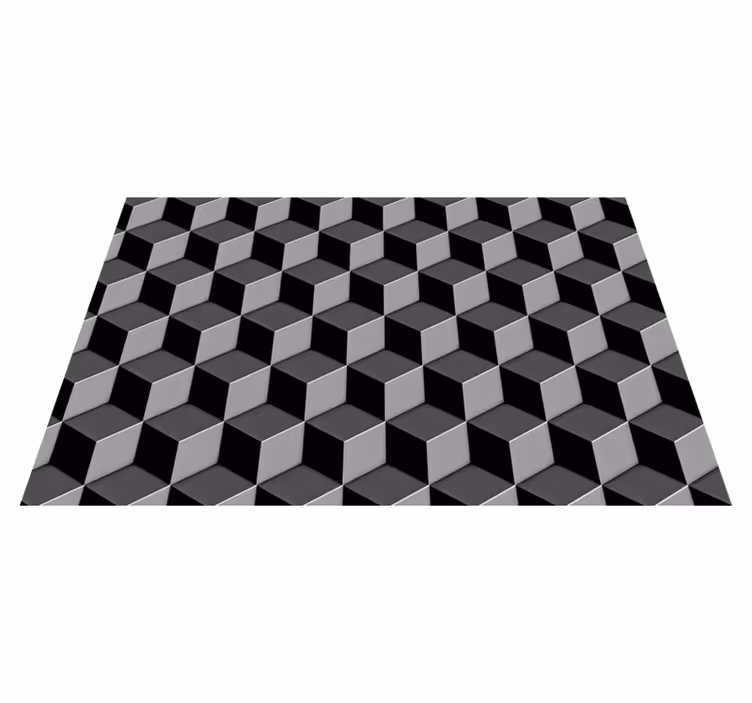 Geometric cubes pattern teksturna pogrinjek - TenStickers