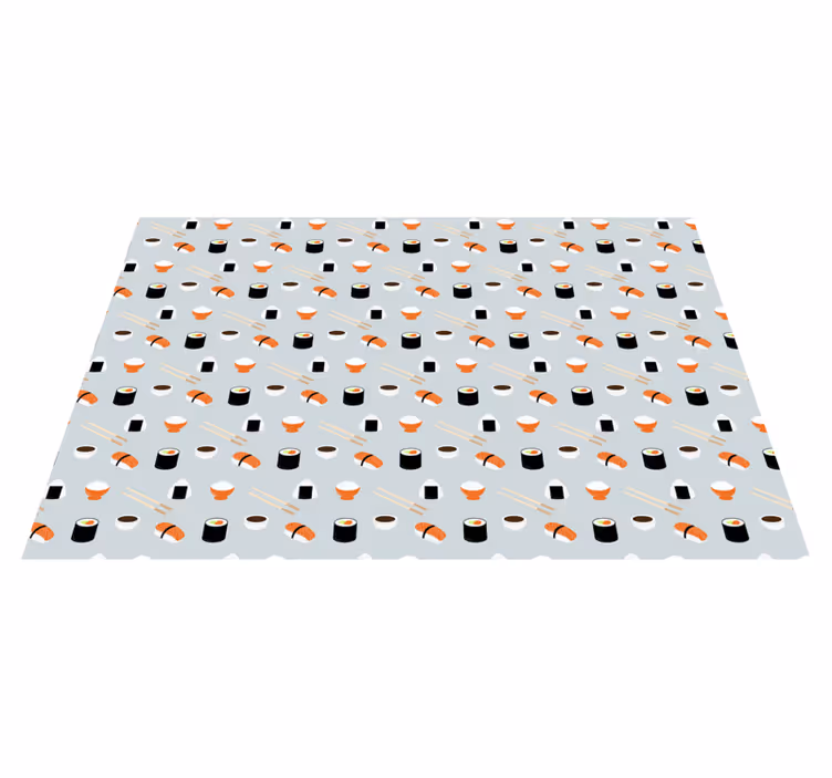 Sushi pattern art izvirna jedilna podloga - TenStickers