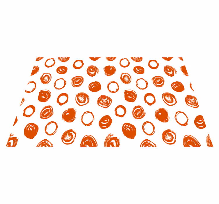 Circular brushstroke pattern teksturna pogrinjek - TenStickers