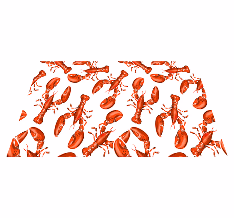 Lobster pattern surface izvirna jedilna podloga - TenStickers