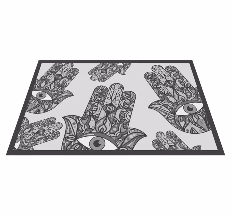 Intricate hand patterns izvirna jedilna podloga - TenStickers