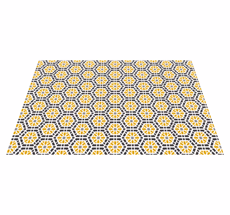 Geometric patterned design teksturni pogrinjek - TenStickers