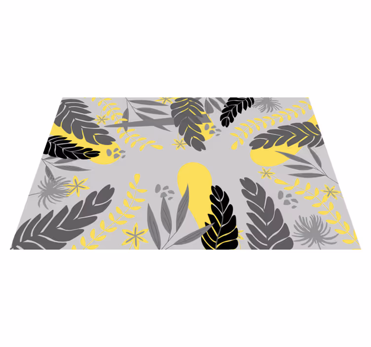 Botanical leaf concept teksturna pogrinjek - TenStickers