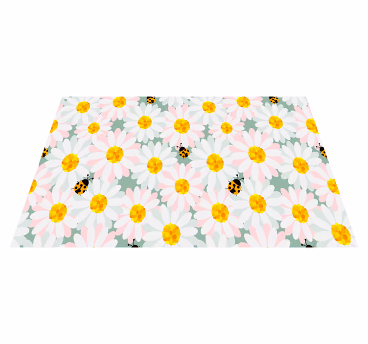 Bright floral patterns izvirna jedilna podloga - TenStickers