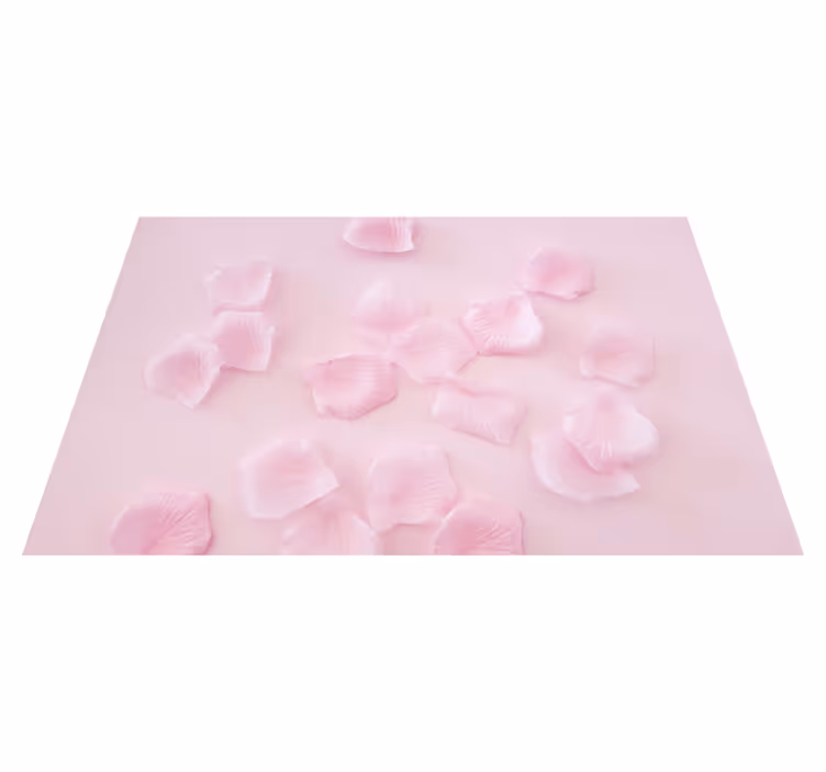 Delicate petal arrangement z teksturno podlago - TenStickers